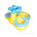 Custom yellow Manta Ray 2 person beach floats